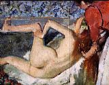 Bath Paintings - The Bath II by Edgar Degas